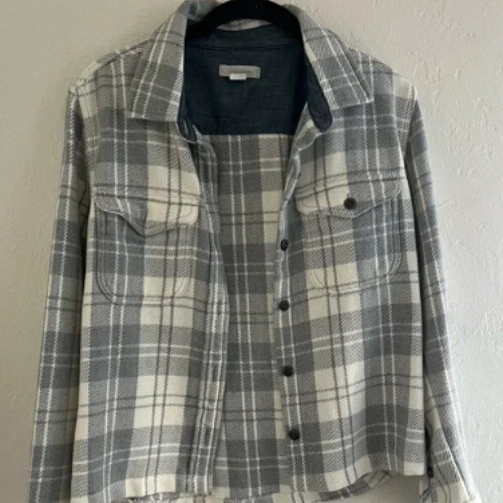Outerknown Plaid Button Down Blanket Shirt XS/S
